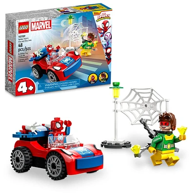 LEGO Marvel La voiture de Spider-Man et Doc Ock 10789 Ensemble de jeu de construction (48 pièces)