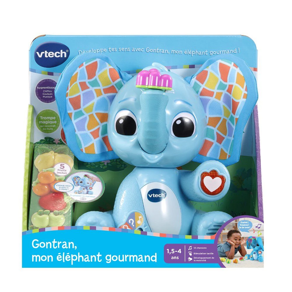 VTech Gontran, mon éléphant gourmand - Édition française