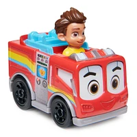 Disney Junior Firebuds, Camion de pompier en métal moulé Bo et Flash