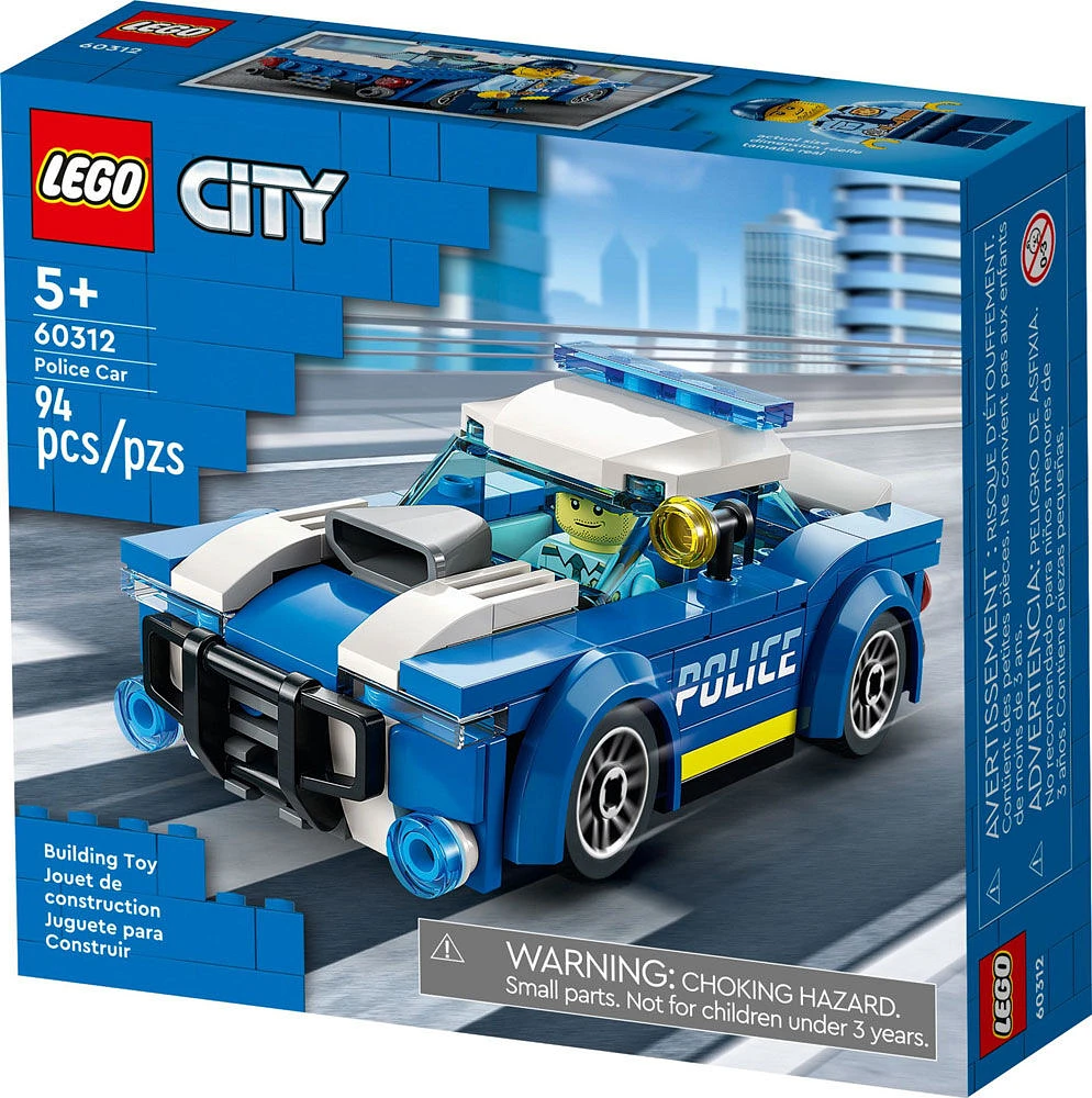 LEGO City La voiture de police 60312 Ensemble de construction (94 pièces)