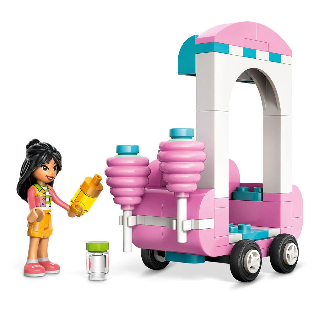 LEGO Friends Le kiosque de barbe à papa et le scouteur, Jouet, Ensemble de construction pour un jeu de simulation créatif, 42643