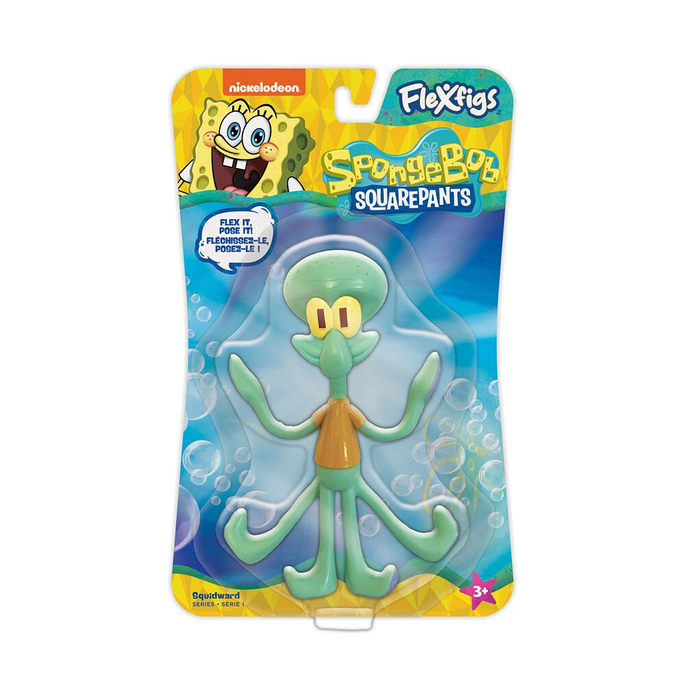 Flexfigs - 1 Pack - Spongebob - Squidward