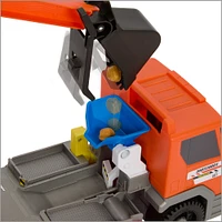 Matchbox Action Drivers Matchbox Transforming Excavator, Toy Construction Truck with 1:64 Scale Vehicle