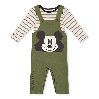 Mickey Mouse ens.Salopette Vert