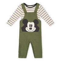 Mickey Mouse ens.Salopette Vert