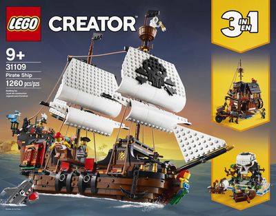 LEGO Creator Pirate Ship 31109 (1264 pieces)