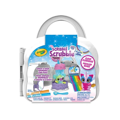 Crayola Scribble Scrubbie Peculiar Pets, Cloud Clubhouse Play Set