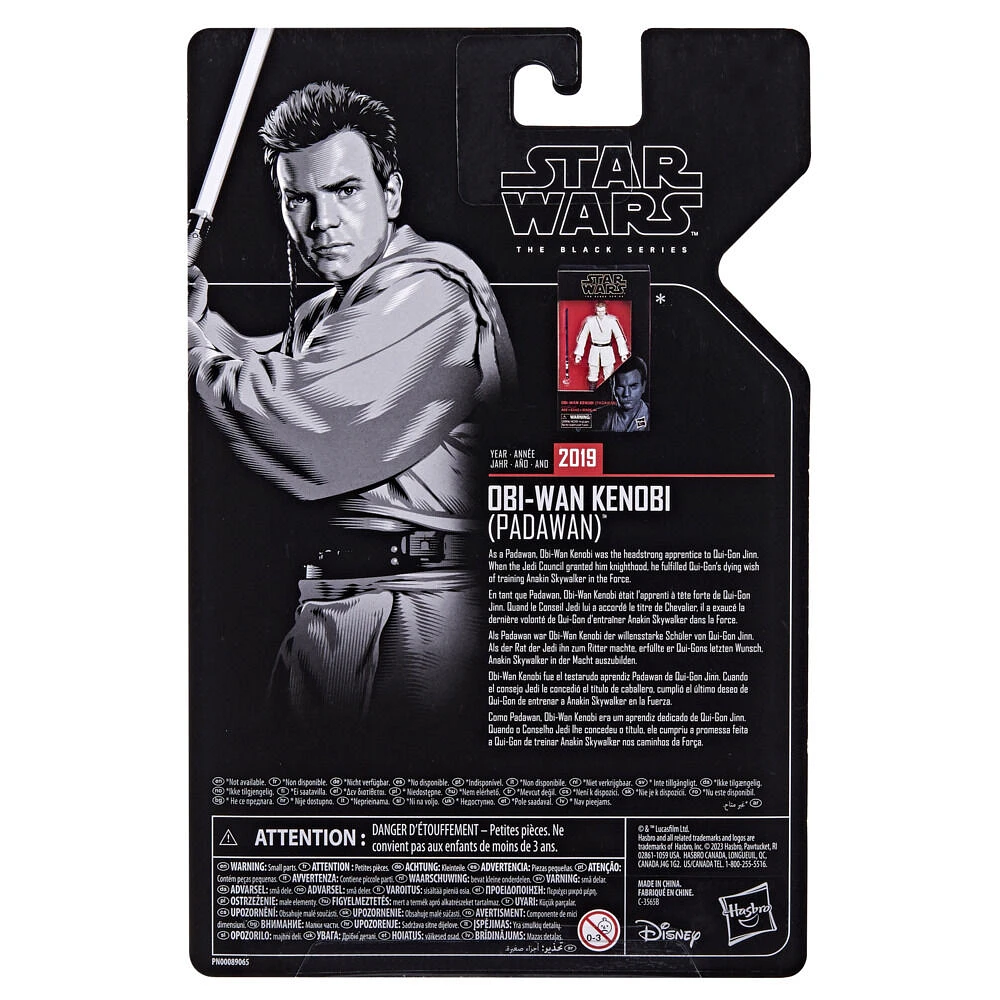Star Wars The Black Series Archive Collection Obi-Wan Kenobi (Padawan), Star Wars Collectible 6 Inch Action Figure