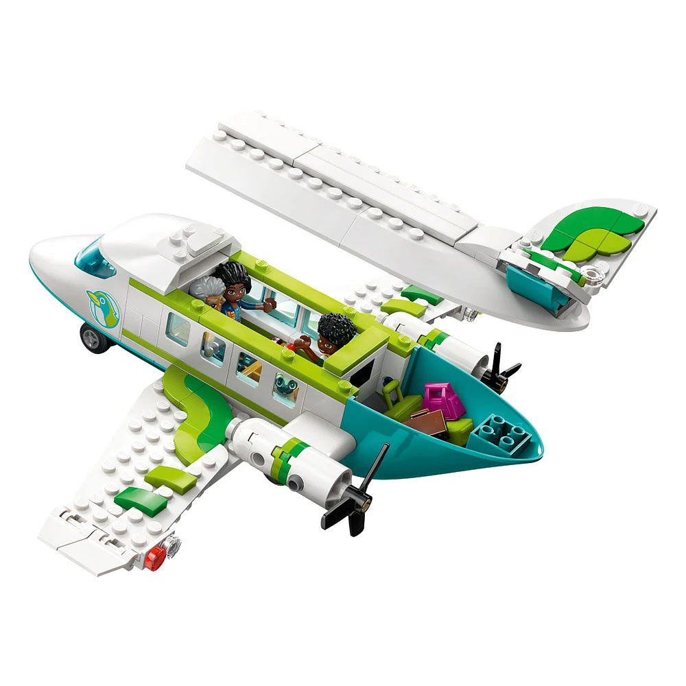 LEGO Friends L'aéroport et l'avion de Heartlake City, Ensemble de construction, Ensemble de jeu avec minipoupées et chien 42656