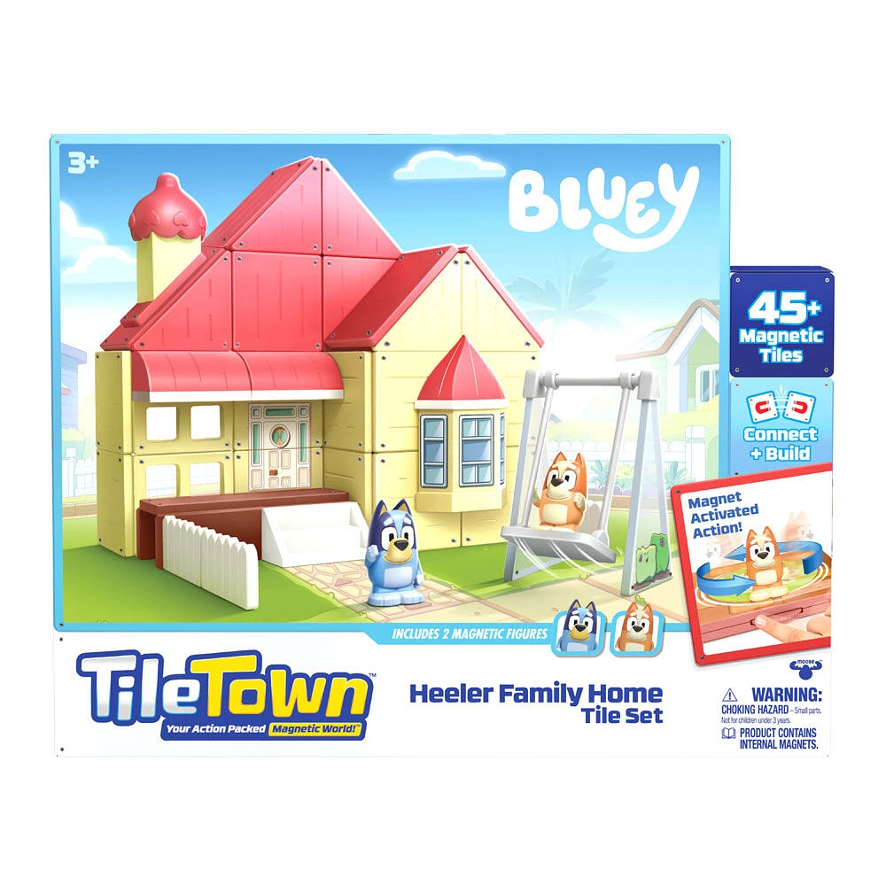 Ensemble Maison Tile Town Bluey Heeler