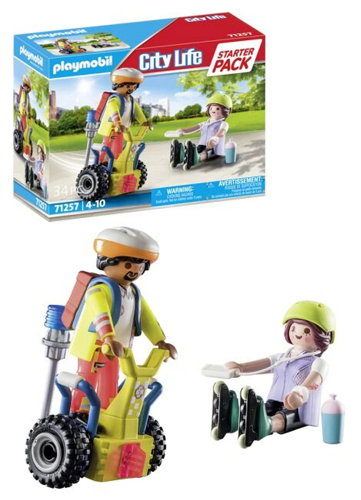 Playmobil - Starter Pack Secouriste avec gyropode