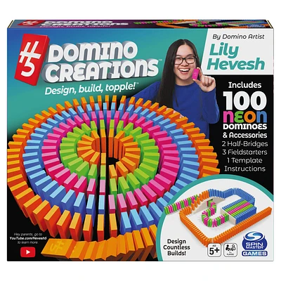 H5 Domino Creations 100-Piece Neon Set by Lily Hevesh - English Edition