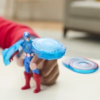 Marvel Avengers Epic World of Action Captain America Shield-Shot Cycle, Figure & Toy Motorcycle