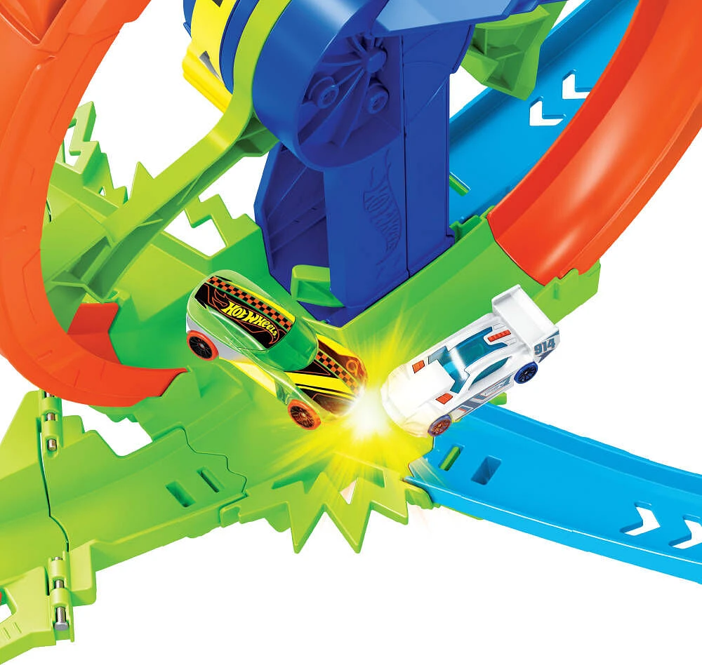 Hot Wheels Action Coffret de Jeu Lancement rapide et boucle