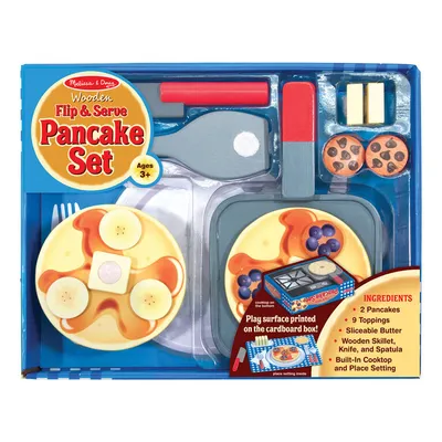 Melissa and Doug - Wooden Flip and Serve Pancake Set