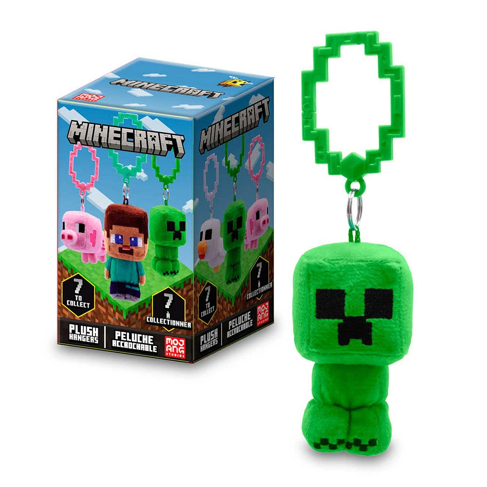 Peluches accrochables Minecraft