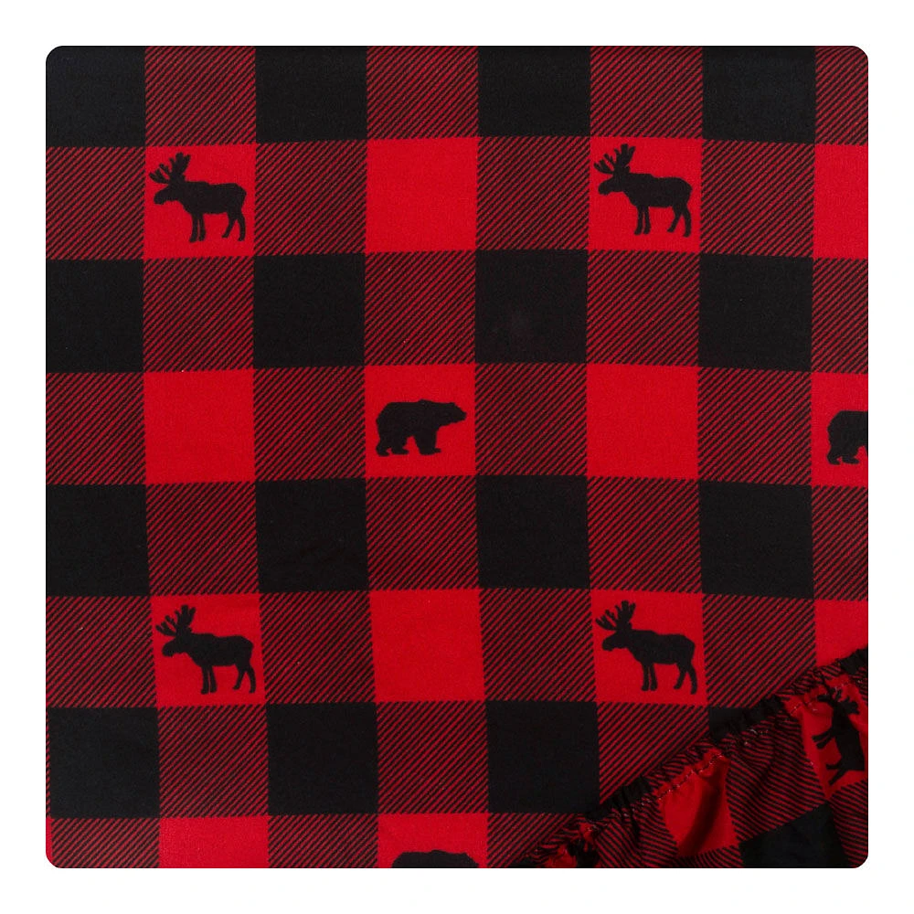 Sammy and Lou - Lumberjack 2 Pk Microfiber Fitted Sheets