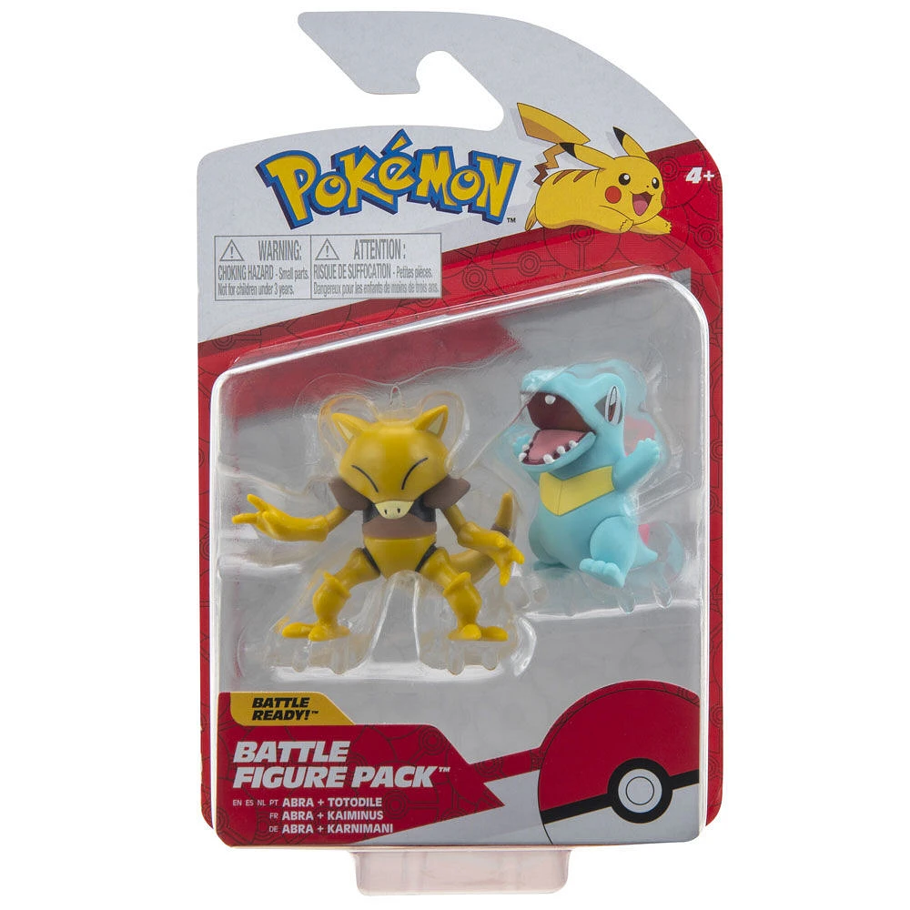 Pokémon - Figurine de combat, paquet de 2