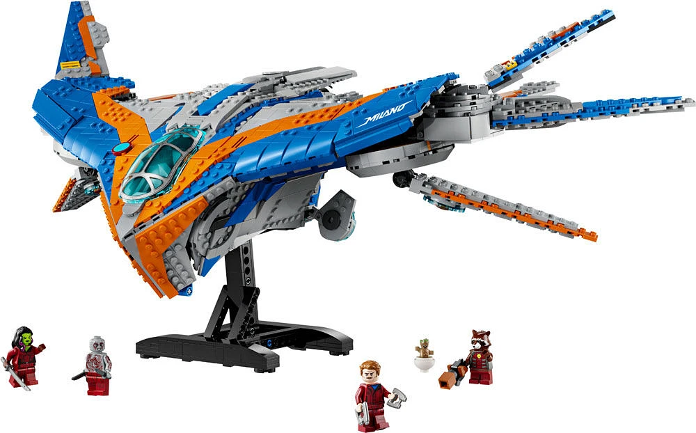 LEGO Marvel Guardians of the Galaxy: The Milano Buildable Starship Toy with 4 Minifigures, Marvel Gift, 76286