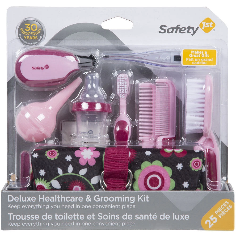 Trousse de soins et de toilette Deluxe de Safety 1st - Pink.