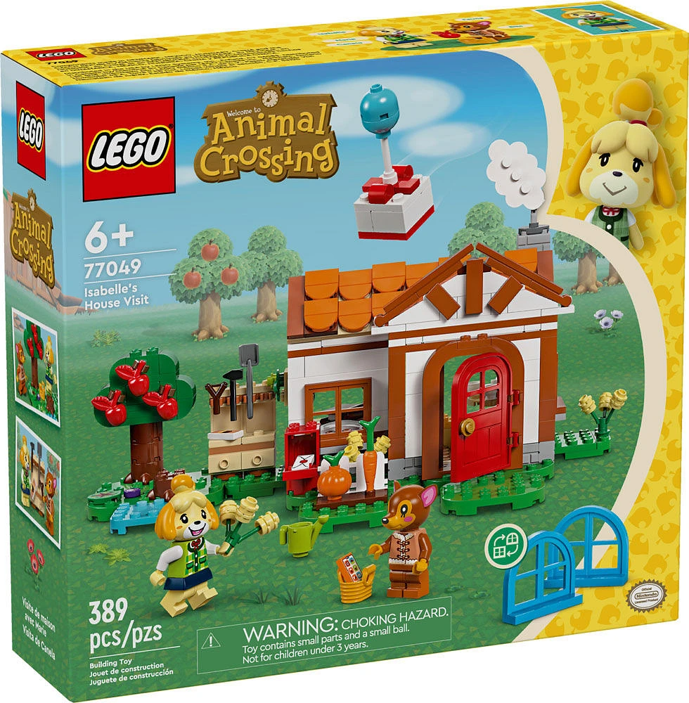 LEGO Animal Crossing Isabelle's House Visit Video Game Toy 77049