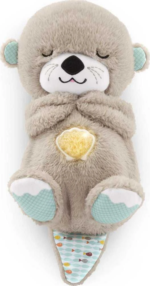 Fisher-Price Soothe 'n Snuggle Otter Baby Sound Machine with Rhythmic Breathing Motion - R Exclusive