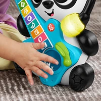 Fisher-Price Link Squad Jam & Count Panda Baby Learning Toy with Music & Lights - English Edition