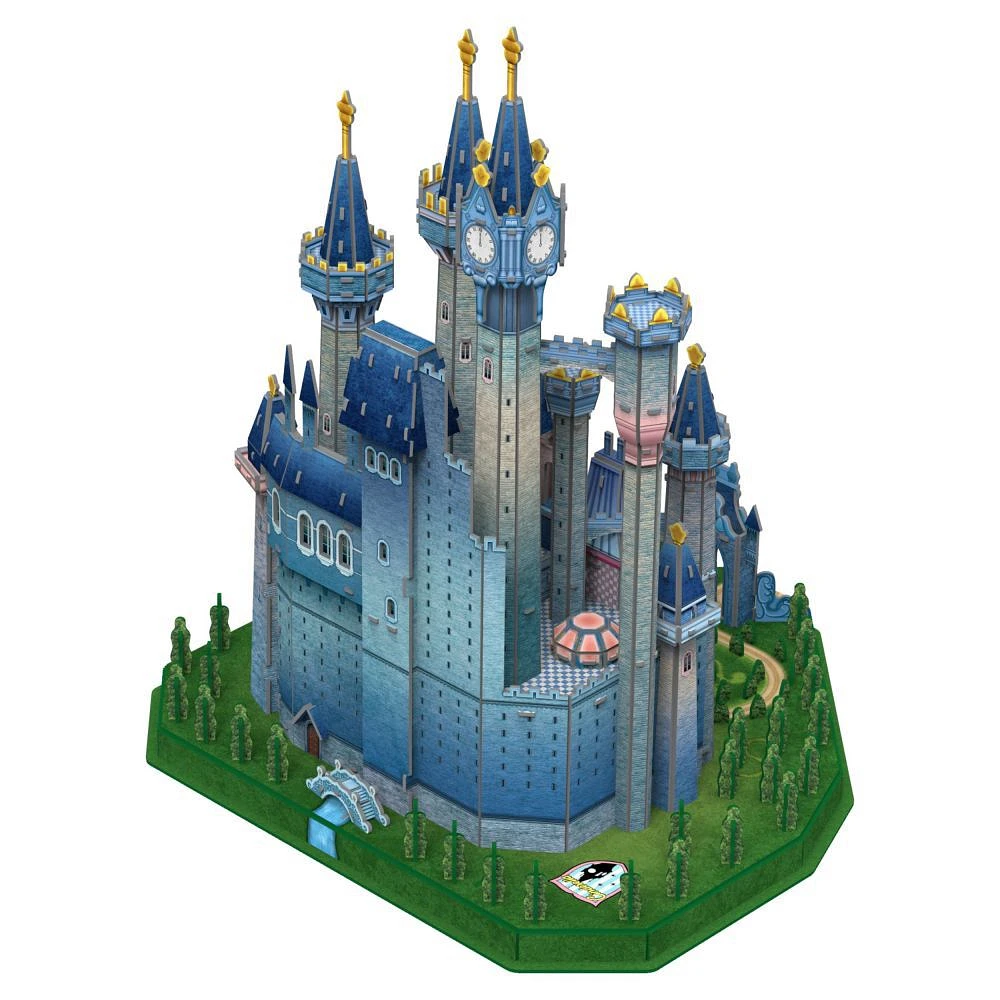 4D Build, Disney Princess, Château de Cendrillon, Puzzle 3D en papier, 300 pièces