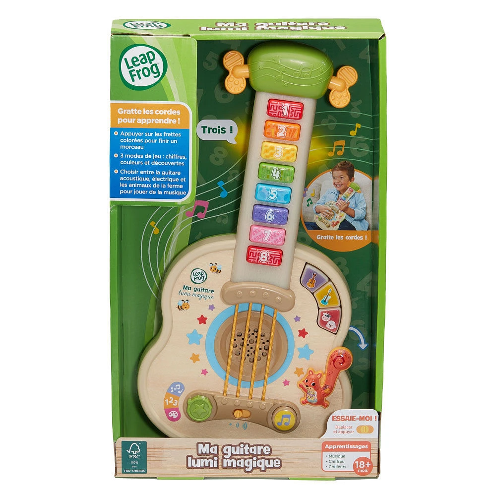 LeapFrog Strum & Count Wooden Guitar - French Edition