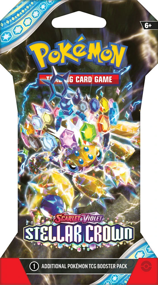 Booster Protège-cartes Pokémon Écarlate et Violet " Couronne Stellaire " - Édition anglaise