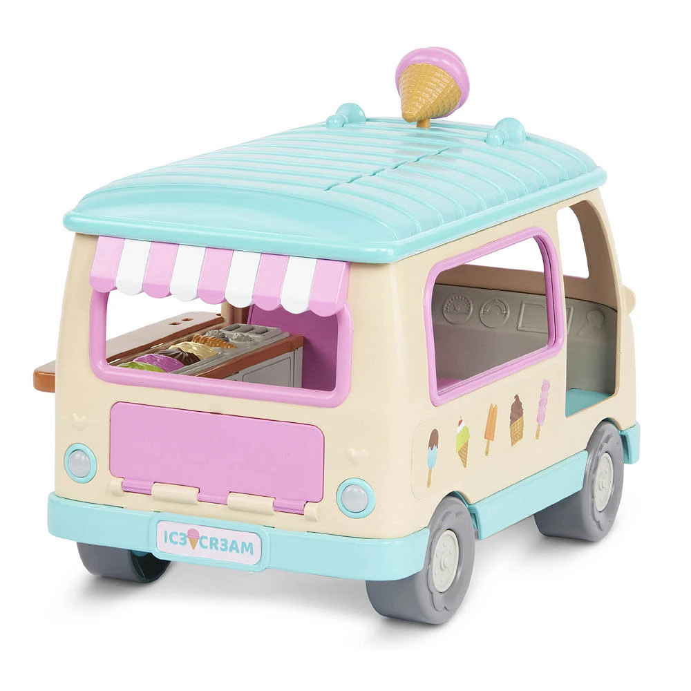 Li'l Woodzeez Scoops Ice Cream Truck Playset