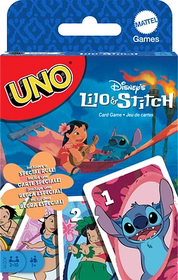 UNO Disney's Lilo and Stitch, jeu de cartes pour enfants, famille