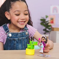 DreamWorks, Gabby's Dollhouse, Figurine Gabby chevalier avec jouet surprise et mini dragon