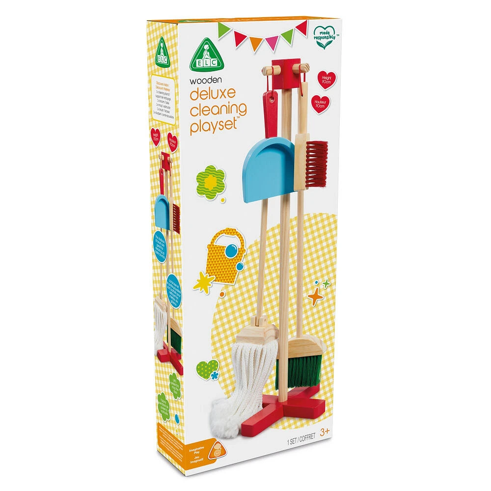 Early Learning Centre ensemble de nettoyage deluxe en bois - Notre Exclusivité