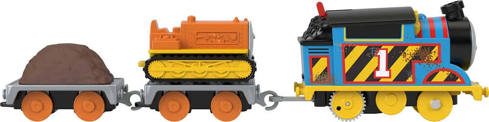 Thomas & Friends Construction Crew Thomas & Terence the Tractor Motorized Toy Train for Kids