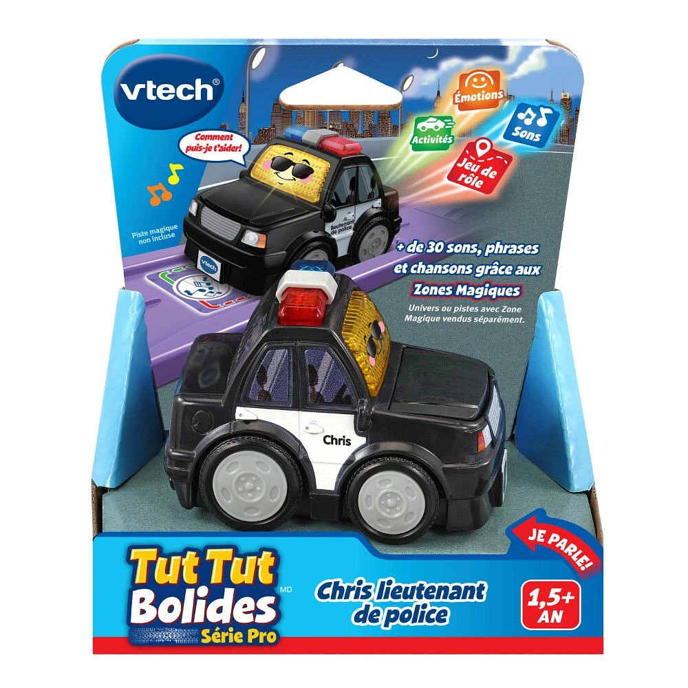 VTech Tut Tut Bolides Chris lieutenant de police - Édition française