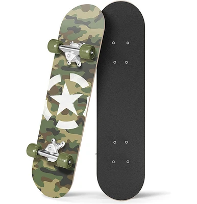 Rudeboyz Mini Skateboard - Camo - 24"