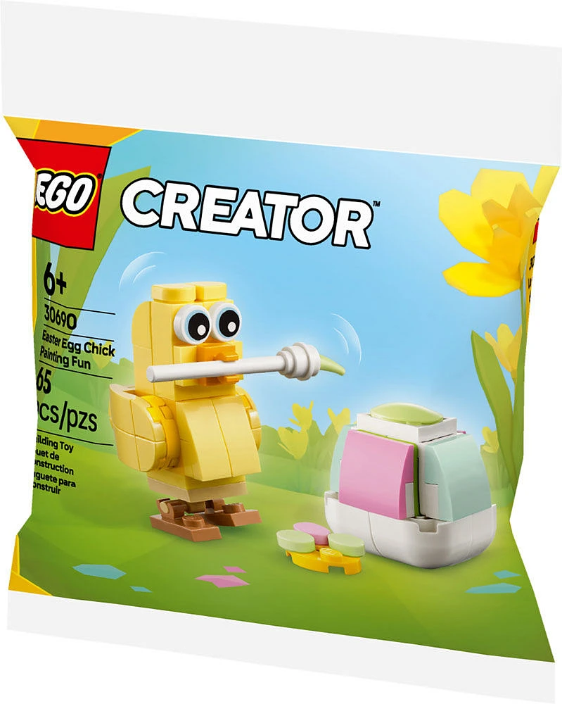 LEGO Creator Easter Egg Chick Painting Fun Building Kit - Great Easter Basket Stuffer - 30690