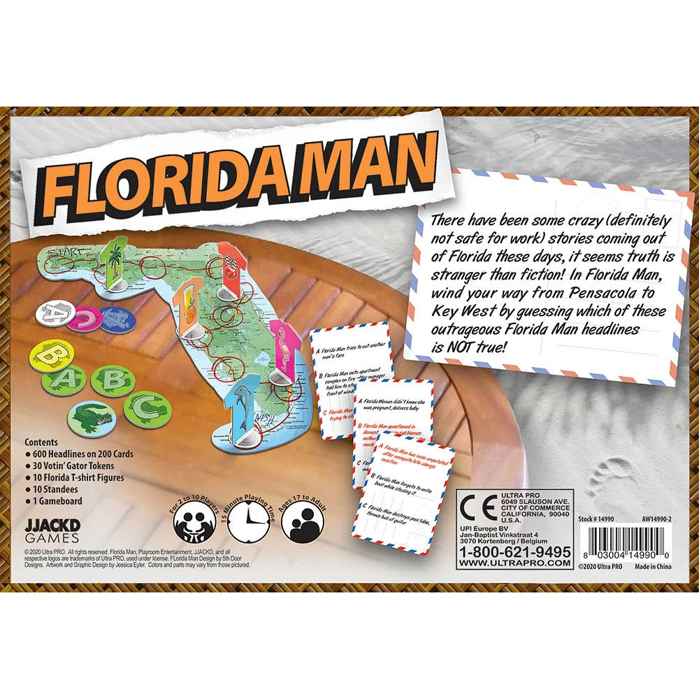 Ultra PRO Florida Man Board Game - English Edition