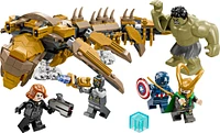 LEGO Marvel The Avengers vs. The Leviathan Set, Superhero Toy with 4 Minifigures and Hulk Action Figure, 76290