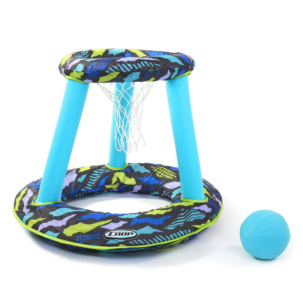 COOP, Hydro Spring Hoops, Jeu de piscine, Ensemble gonflable de basket-ball pour la piscine