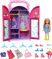 Barbie Chelsea Doll & Closet Toy Playset with Clothes & Accessories