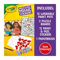 Crayola Paint & Peel Mosaic Stickers Kit, Disney Princess