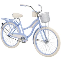 Huffy 24-inch Ladies' Deluxe Cruiser Bike, Periwinkle - R Exclusive