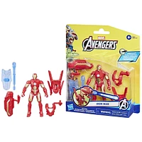 Marvel Avengers Epic Hero Series Battle Gear Iron Man Action Figure