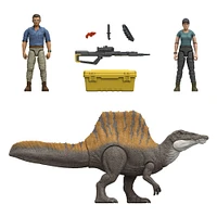 Jurassic World Rebirth Storypack with Exclusive Spinosaurus, 2 Human Figures & Accessories