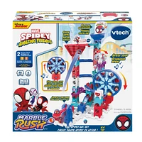 VTech Spidey and His Amazing Friends Marble Rush Circuit Équipe Spidey en action !