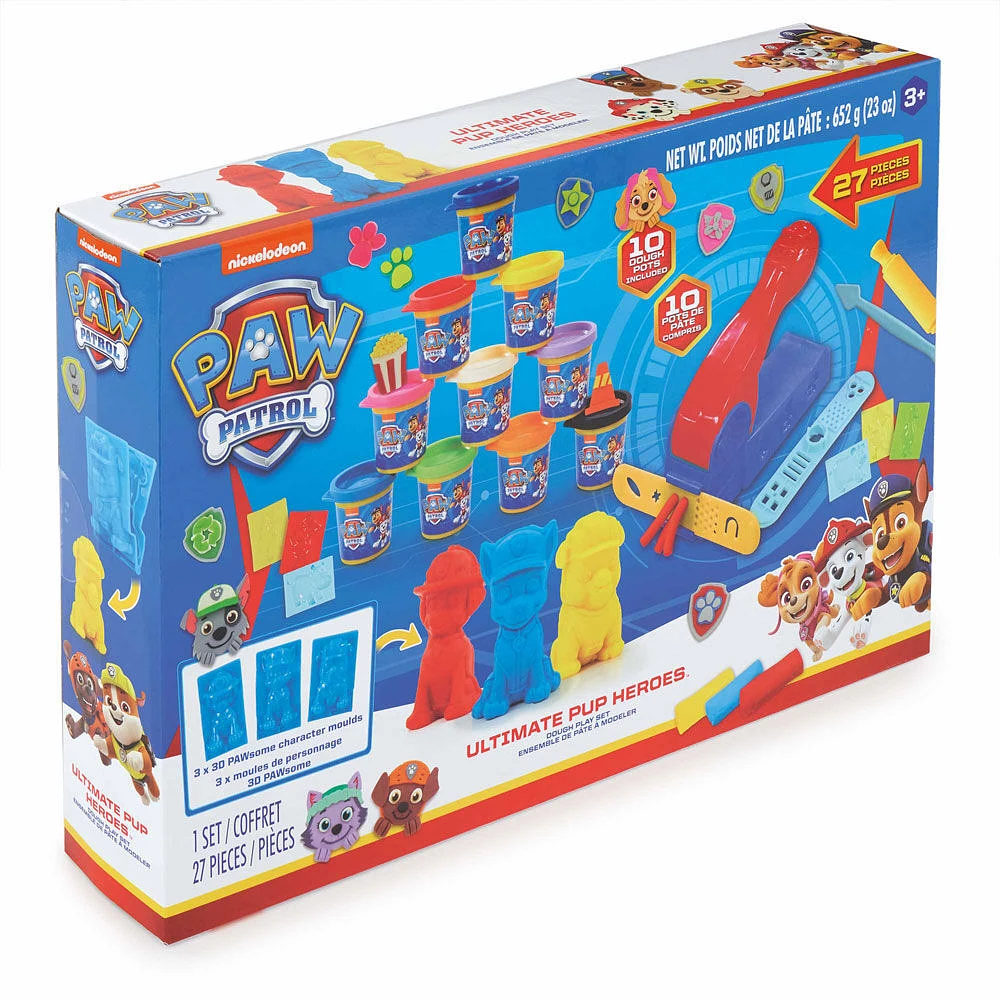 Paw Patrol Ultimate Pup Heroes Dough Playset - Notre exclusivité