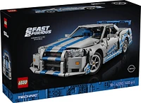 LEGO Technic 2 Fast 2 Furious Nissan Skyline GT-R (R34) Car - DIY Kit for Adults 18+ - 42210