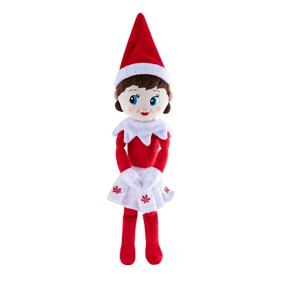 ELF ON THE SHELF - Plushee Pal Snuggler Girl Light